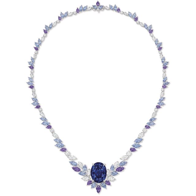 Harry Winston Cluster Necklace