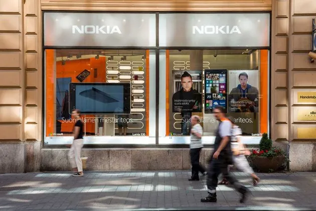 A Nokia store in central Helsinki