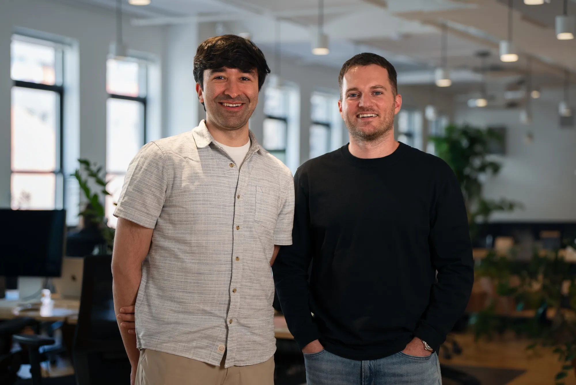 Gaurav Misra, left, and Dwight Churchill.