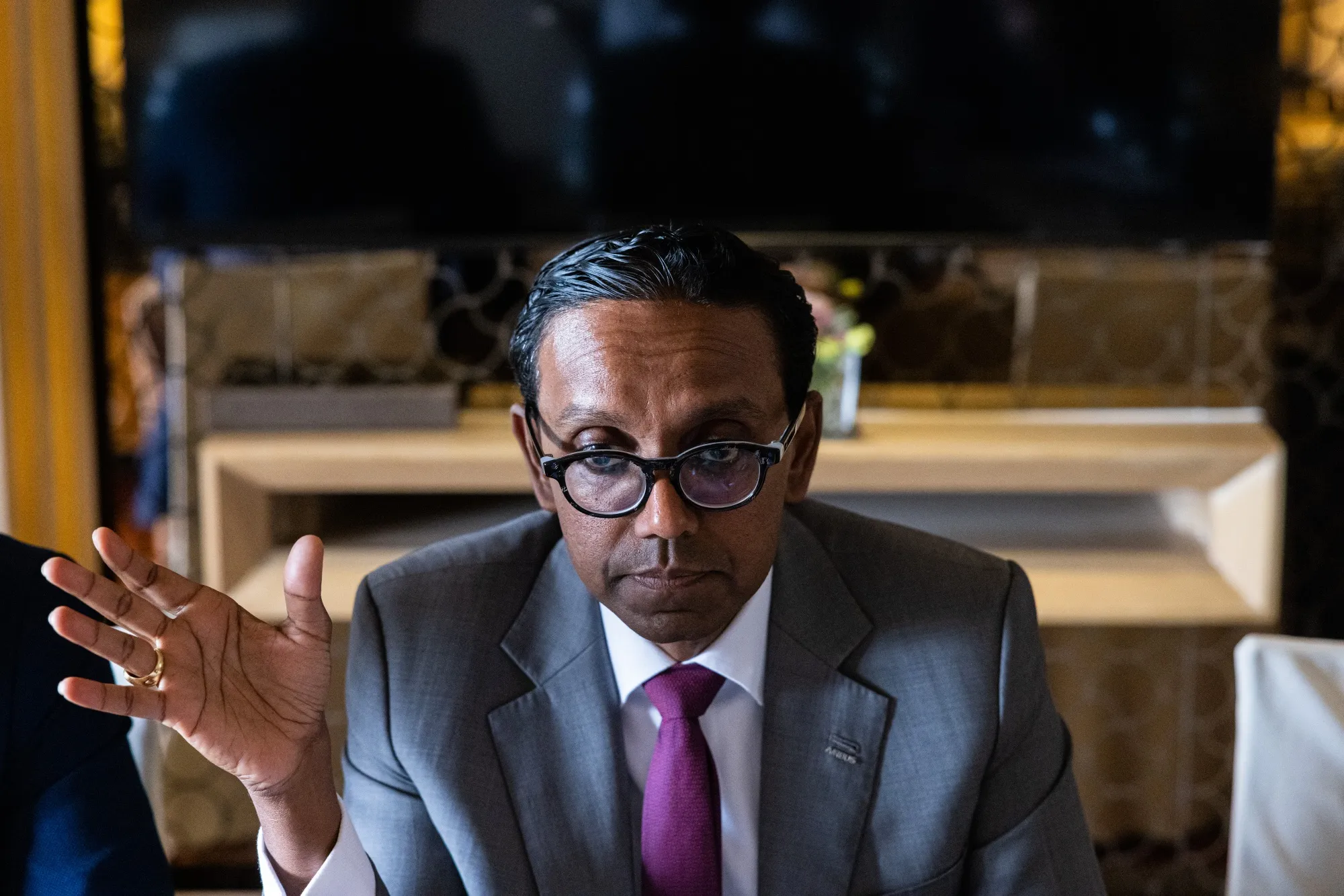 Anand Stanley on Nov. 10.