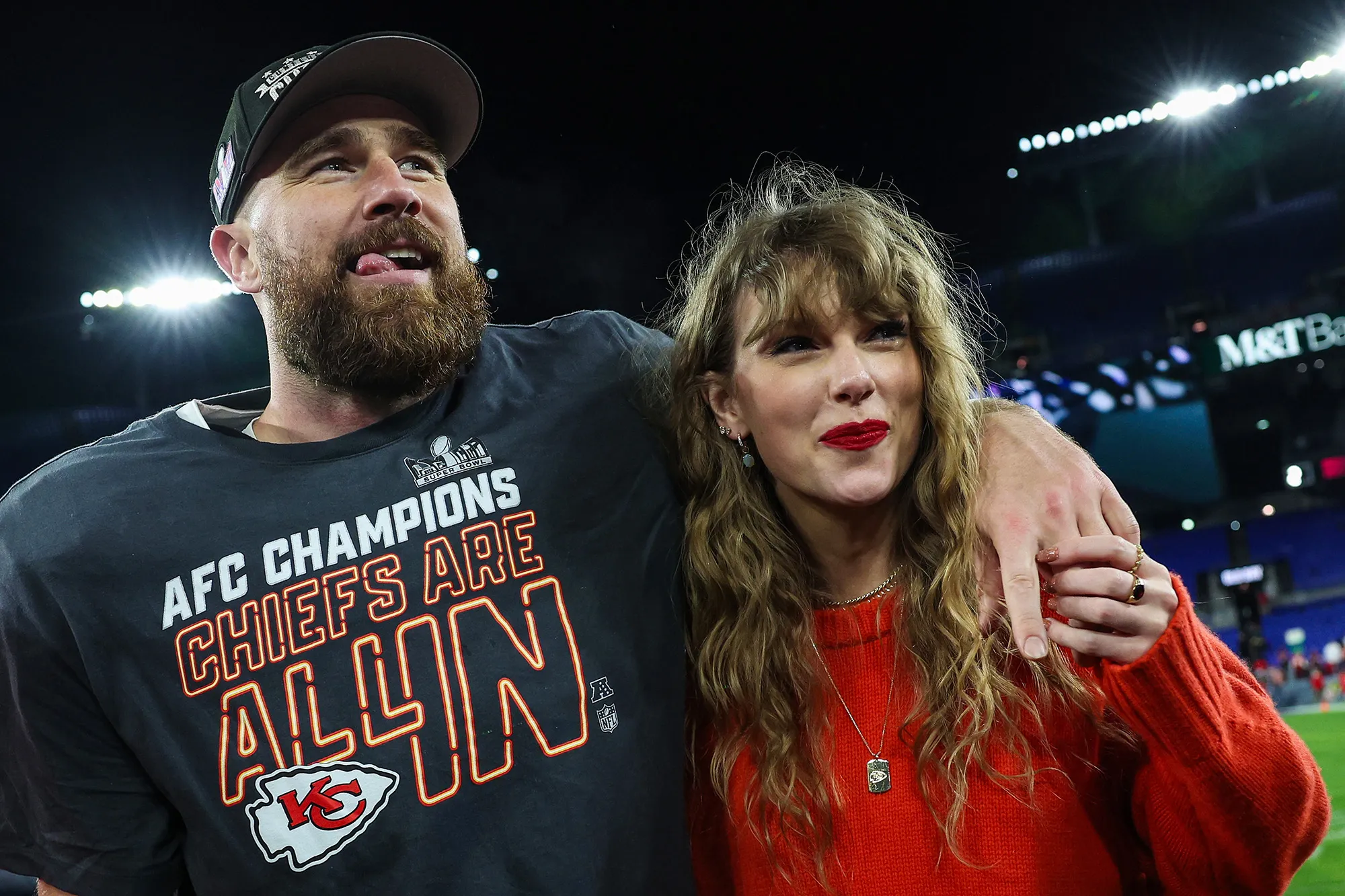 Travis Kelce and Taylor Swift&nbsp;