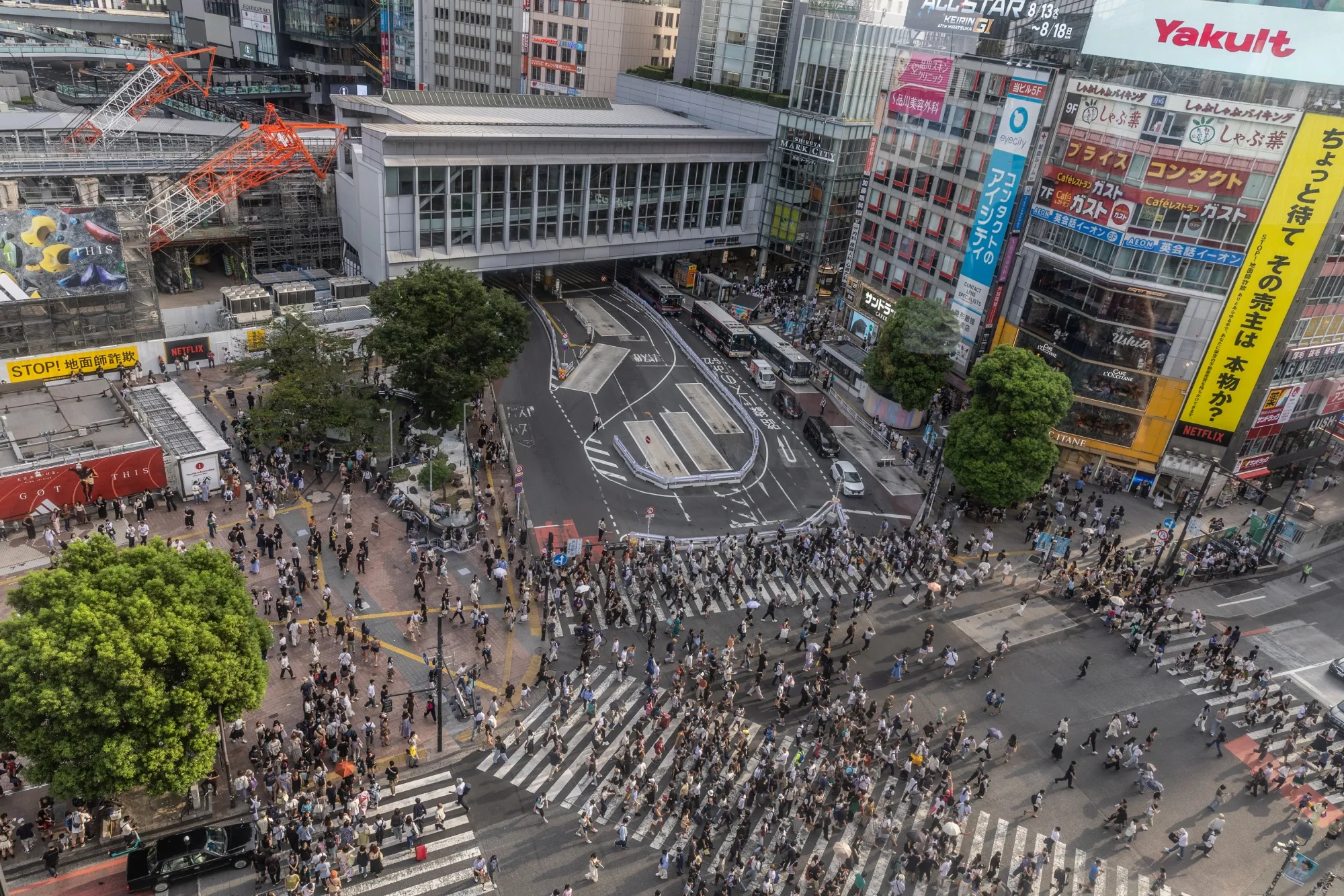 The Shibuya district in&nbsp;Tokyo.