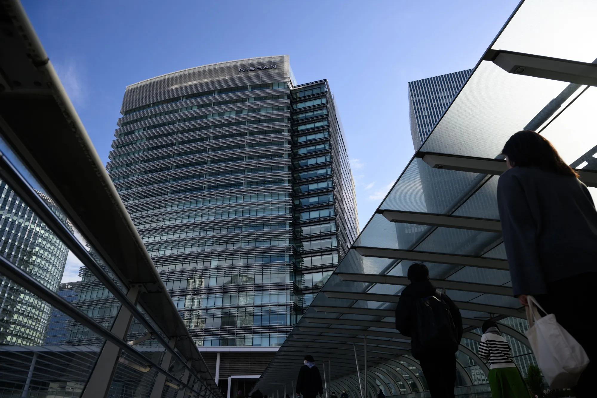The Nissan Motor global headquarters in Yokohama, Japan.