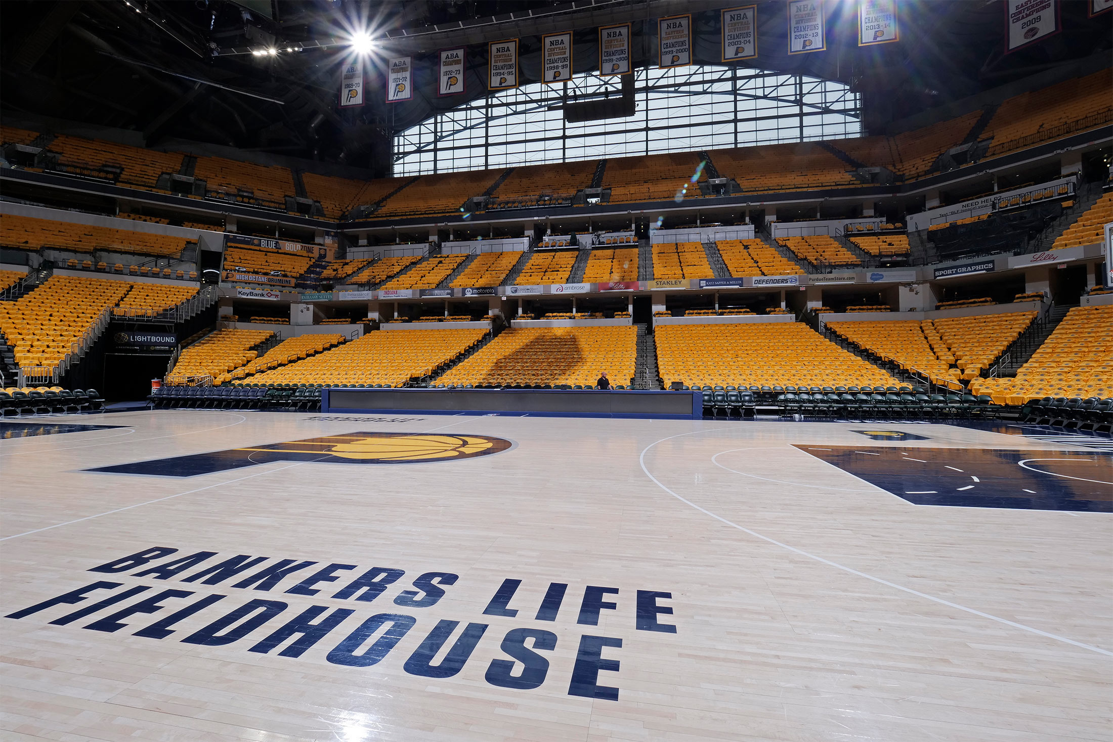 Bankers Life Fieldhouse à Indianapolis, Indiana. 