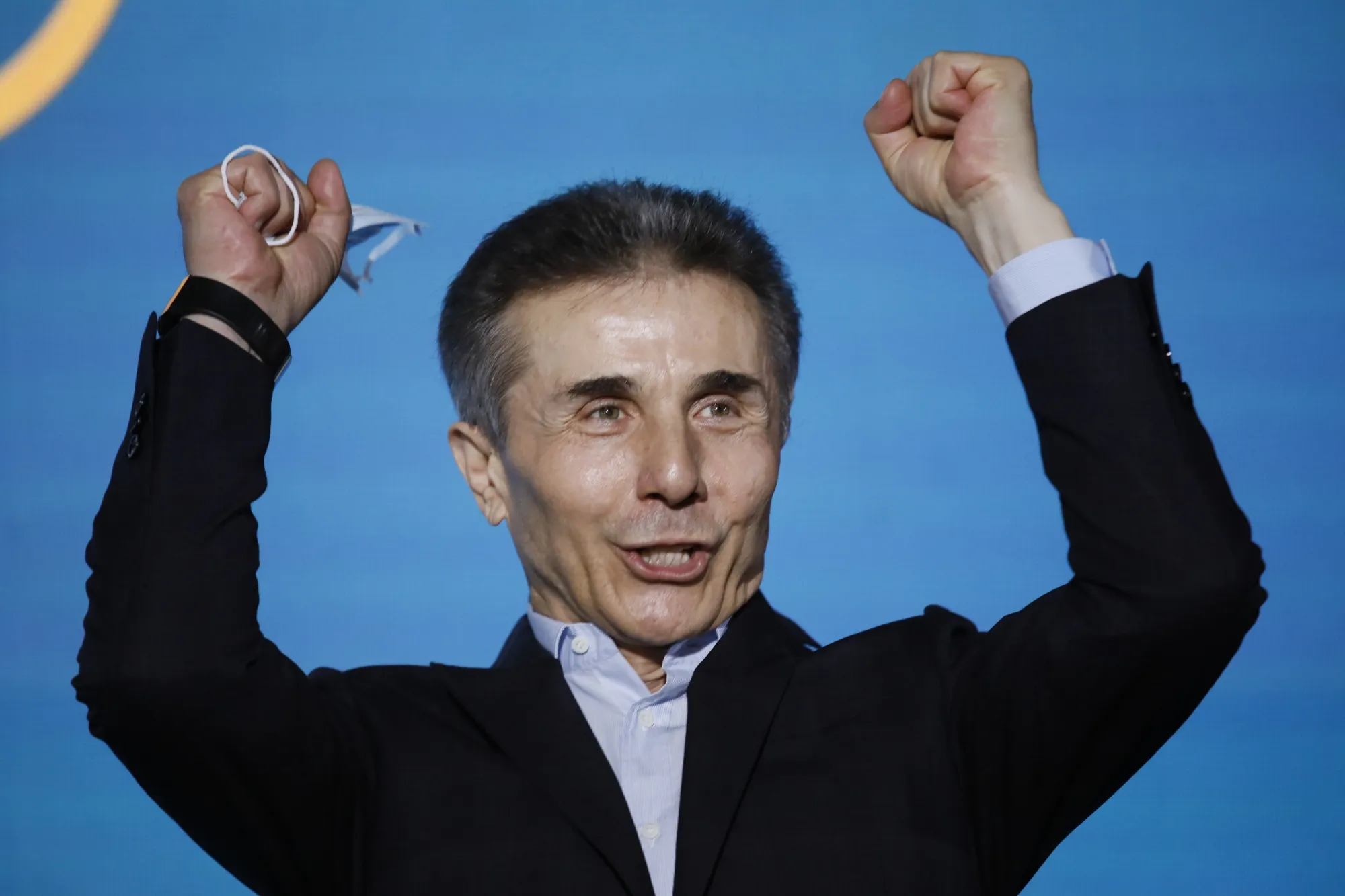 Bidzina Ivanishvili&nbsp;on Oct. 31.&nbsp; Election observers will deliver their preliminary conclusions on Nov. 1.