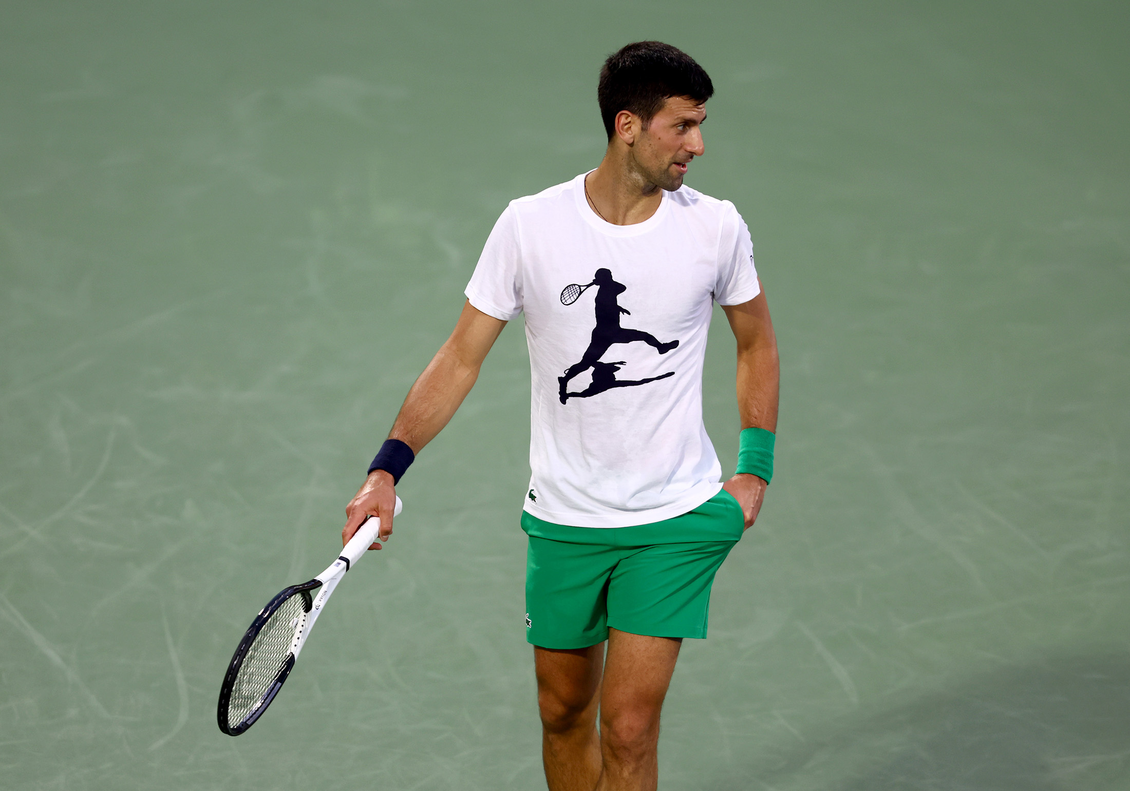 In preparation for the Dubai Duty Free Men's Open, tennis legend Photo  d'actualité - Getty Images