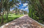 The property, which is hidden behind two sets of gates, is located within the ultra-exclusive enclave of Seminole Landing.