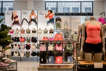 Inside A Lululemon Store Ahead Of Earnings Figures