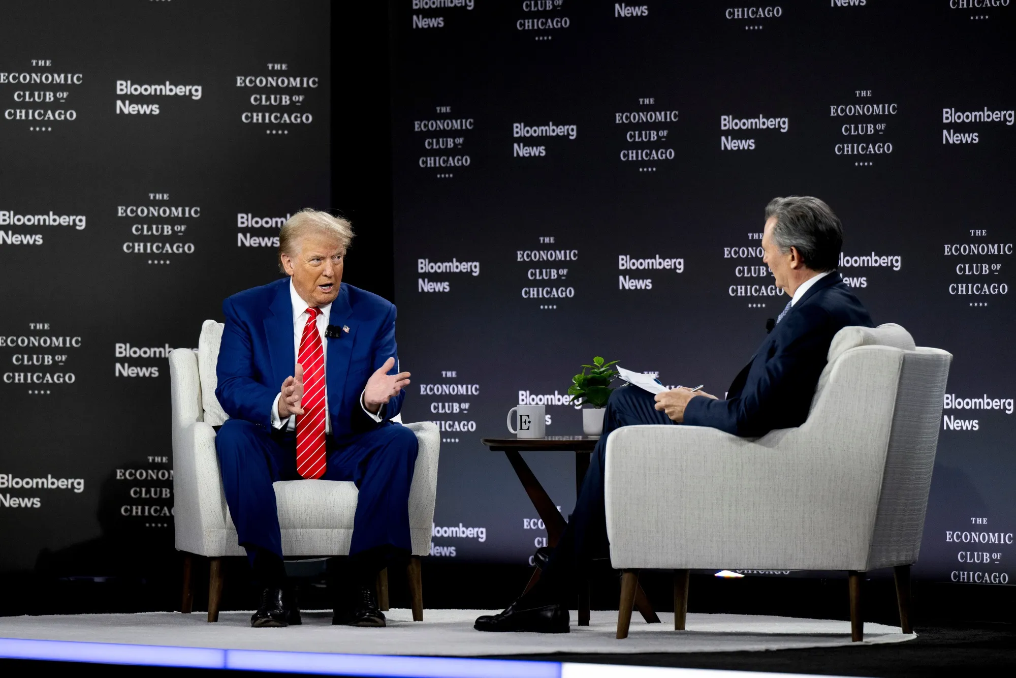 From Tariffs To Immigration, Highlights From Trump’s Bloomberg ...