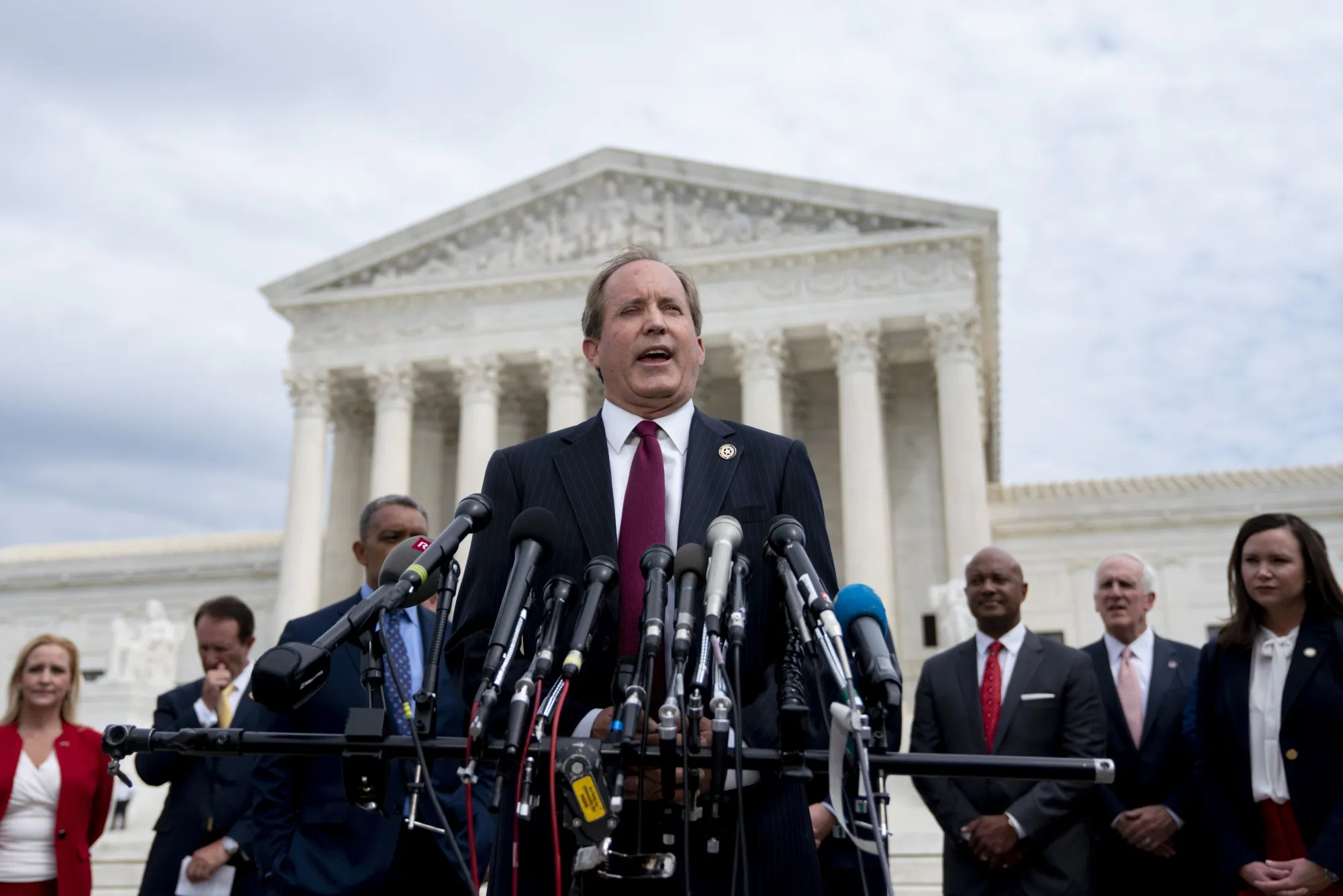 Ken Paxton&nbsp;asked the high court again to block the four states from certifying presidential electors or allowing them to participate in the Dec. 14 Electoral College vote.