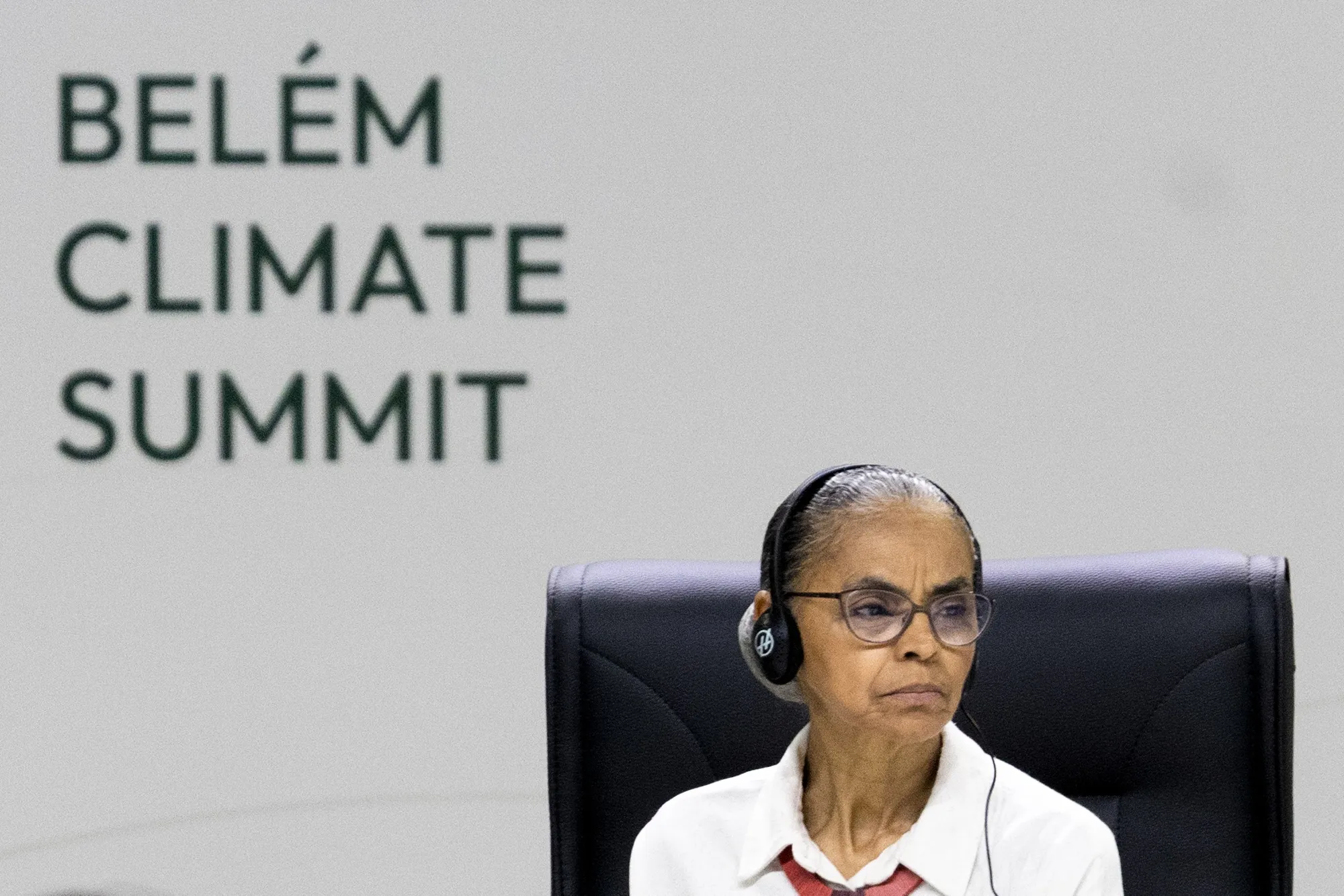 Marina Silva, Brazil's environment minister, during the COP30 Leaders Summit in Belém, Brazil, on Nov. 6, 2025.&nbsp;