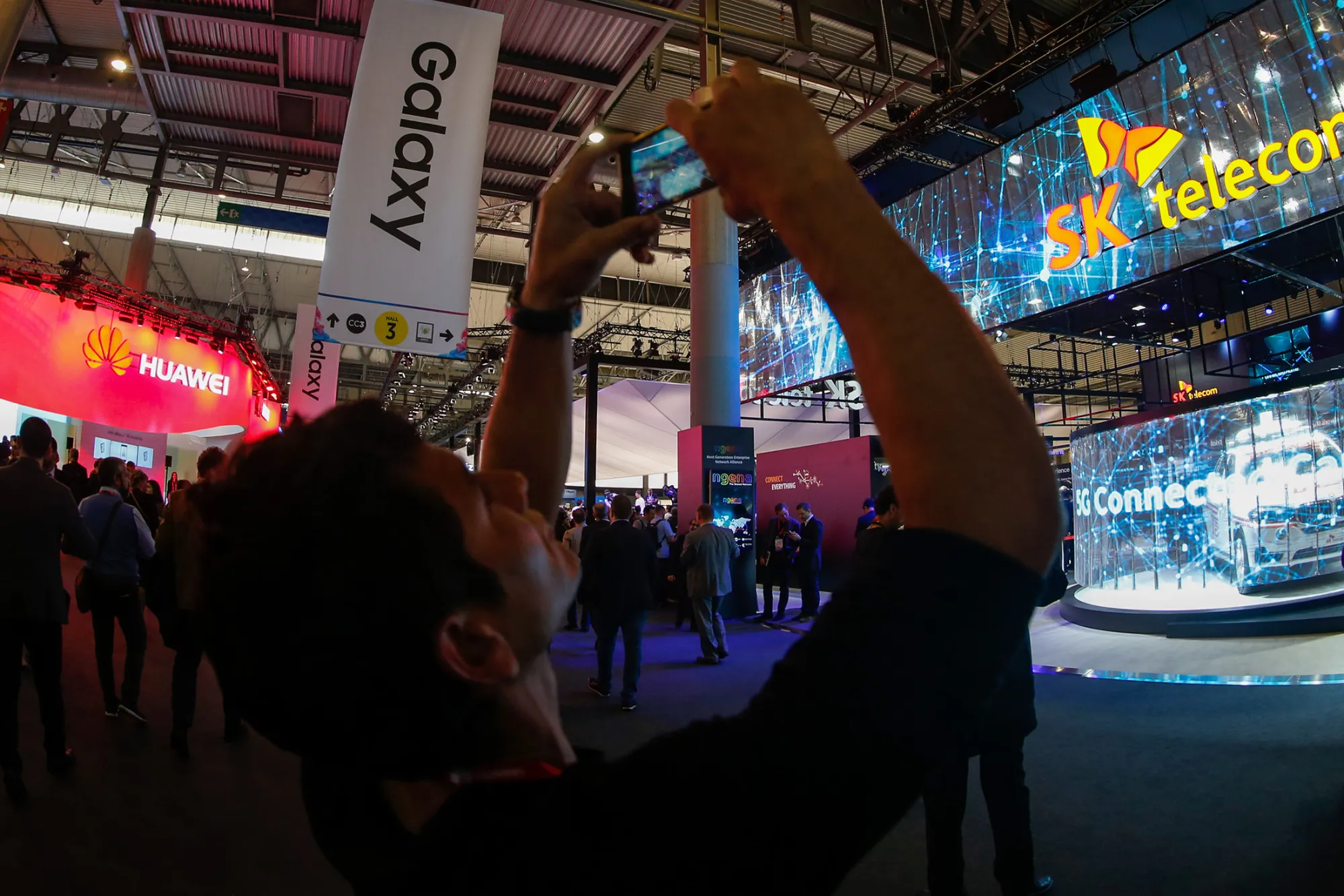 The Mobile World Congress in Barcelona, Spain, on Feb. 28, 2017.
