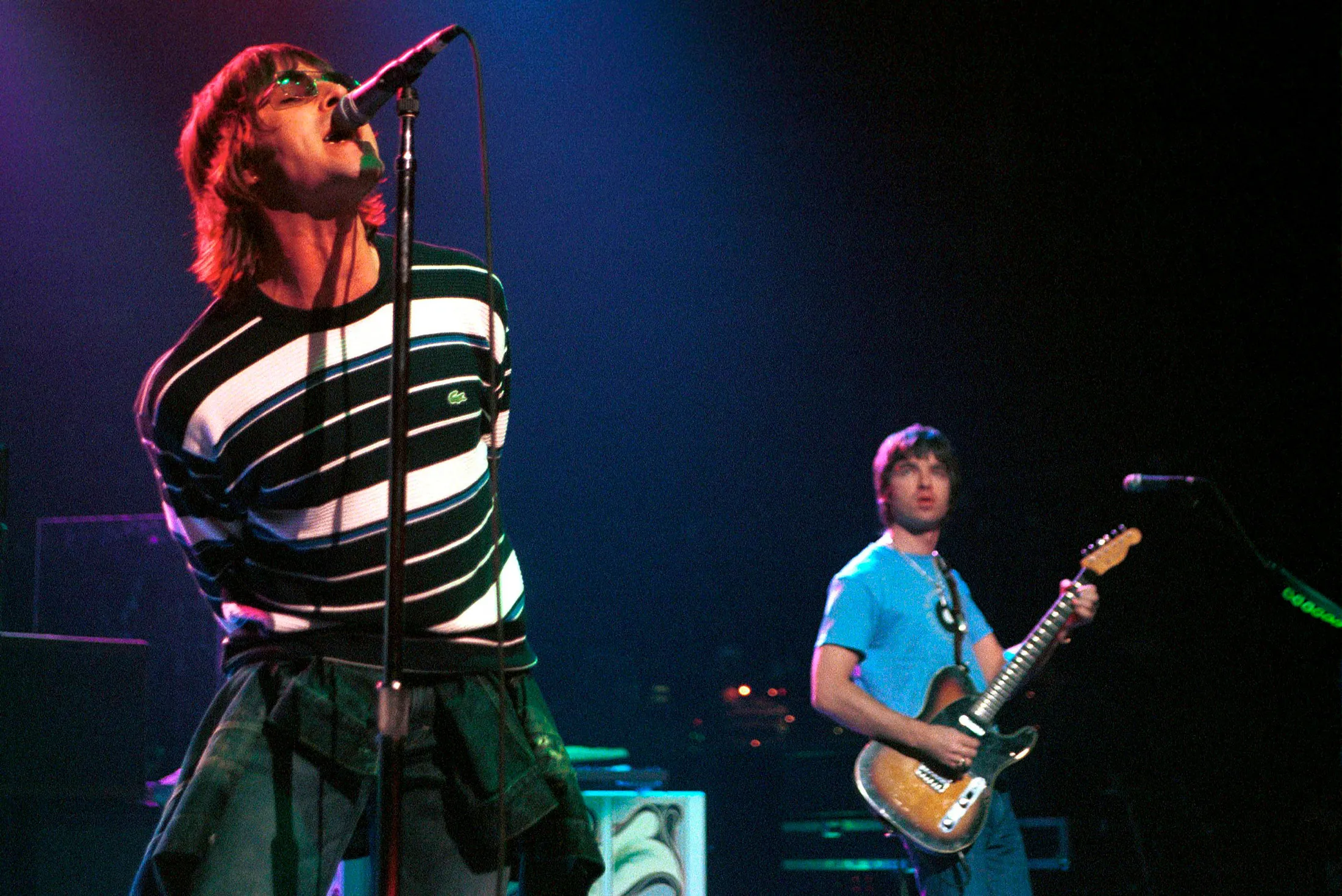 Liam and Noel Gallagher of Oasis.