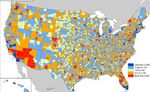 relates to A Detailed Map of the Net Migration Flows for Every U.S. County