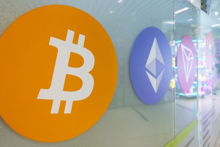 Crypto symbols.