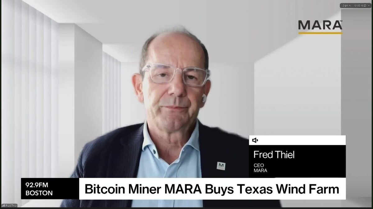 MARA's Thiel Sees Huge Institutional Interest in Bitcoin