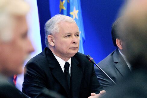 Polish opposition leader Jaroslaw Kaczynski.