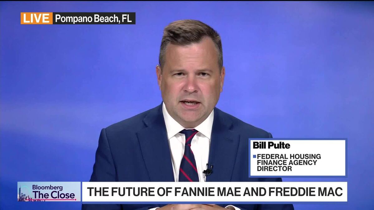 FHFA’s Pulte on Fed’s Cook, Fannie and Freddie IPO