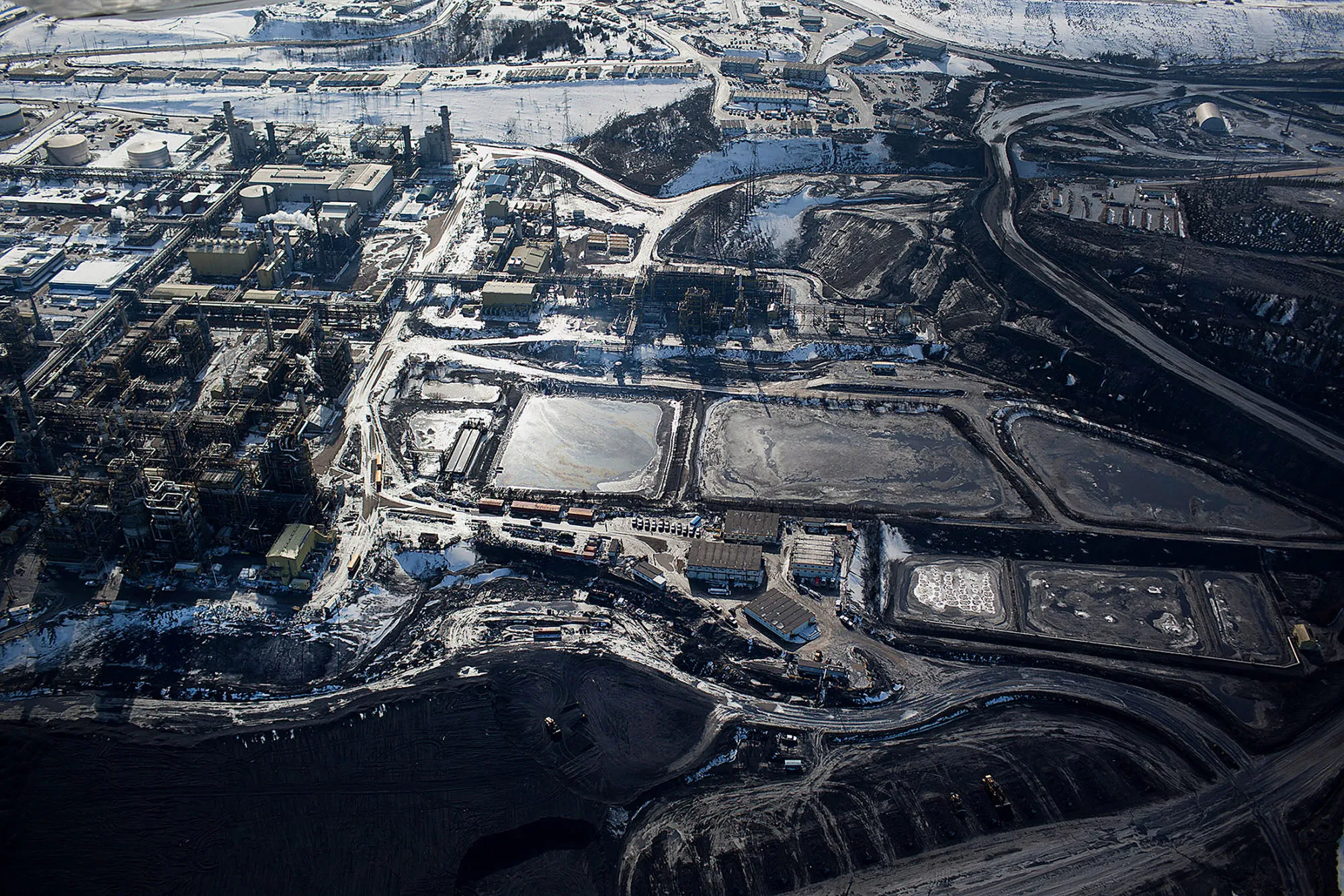 The Athabasca Oil Sands near Fort McMurray, Alberta, Canada.

