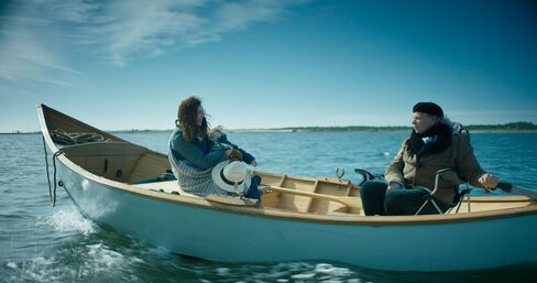 An hour-long boat ride takes Mallmann to his home on an island.