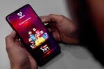 The Dream11 app of the Indian Premier League cricket tournament. Photographer: SAJJAD  HUSSAIN/AFP