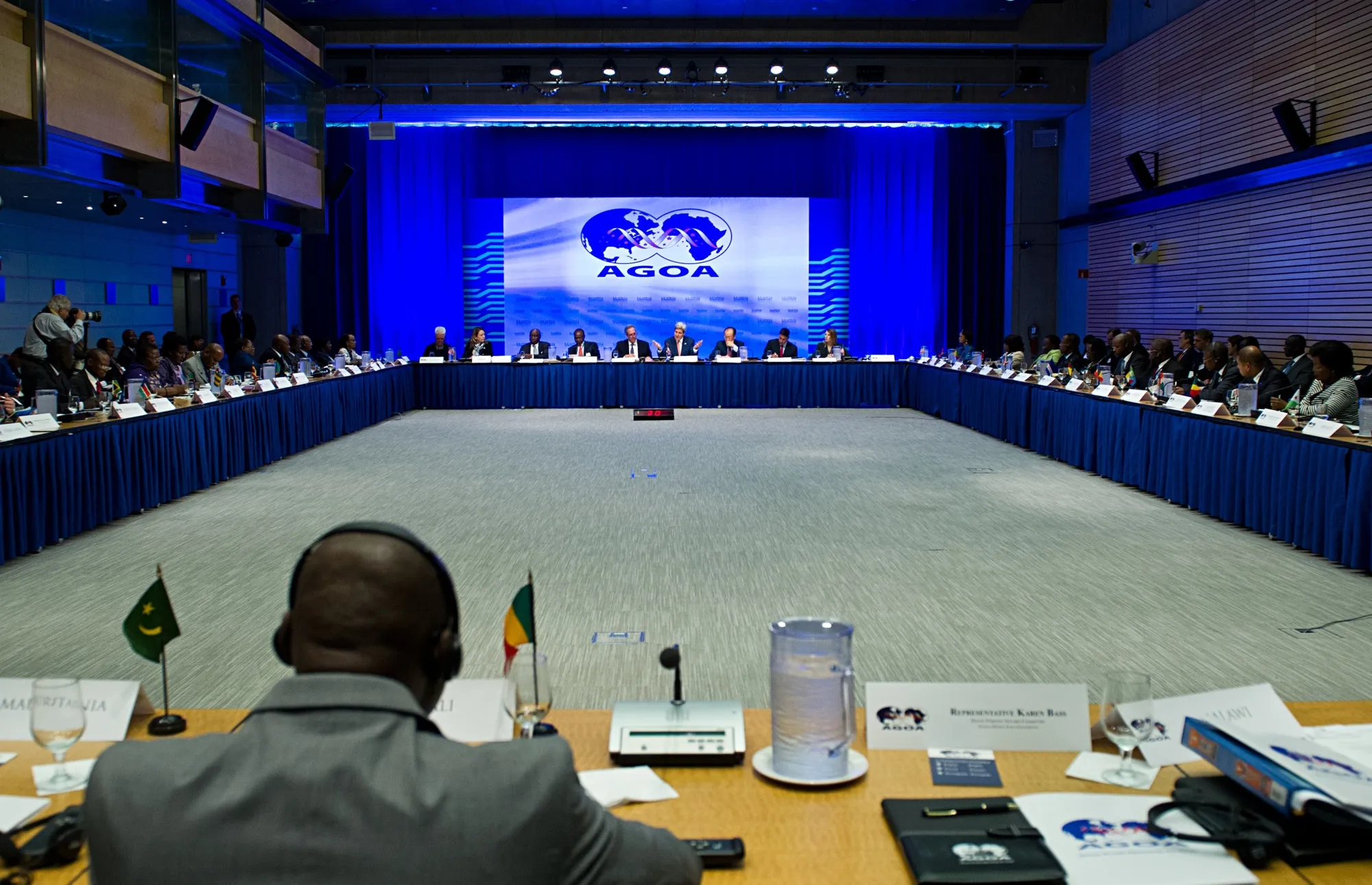 The African Growth and Opportunity Act during the 2014 US-Africa Summit in Washington, DC.