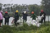 Storm Moves Up East China Coast After Blowing Over Shanghai