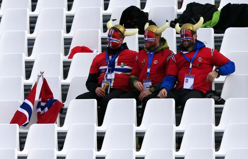 Norwegian Supporters at Sochi