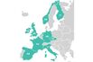 Selected countries that announced policies on active travel and mobility service decarbonization