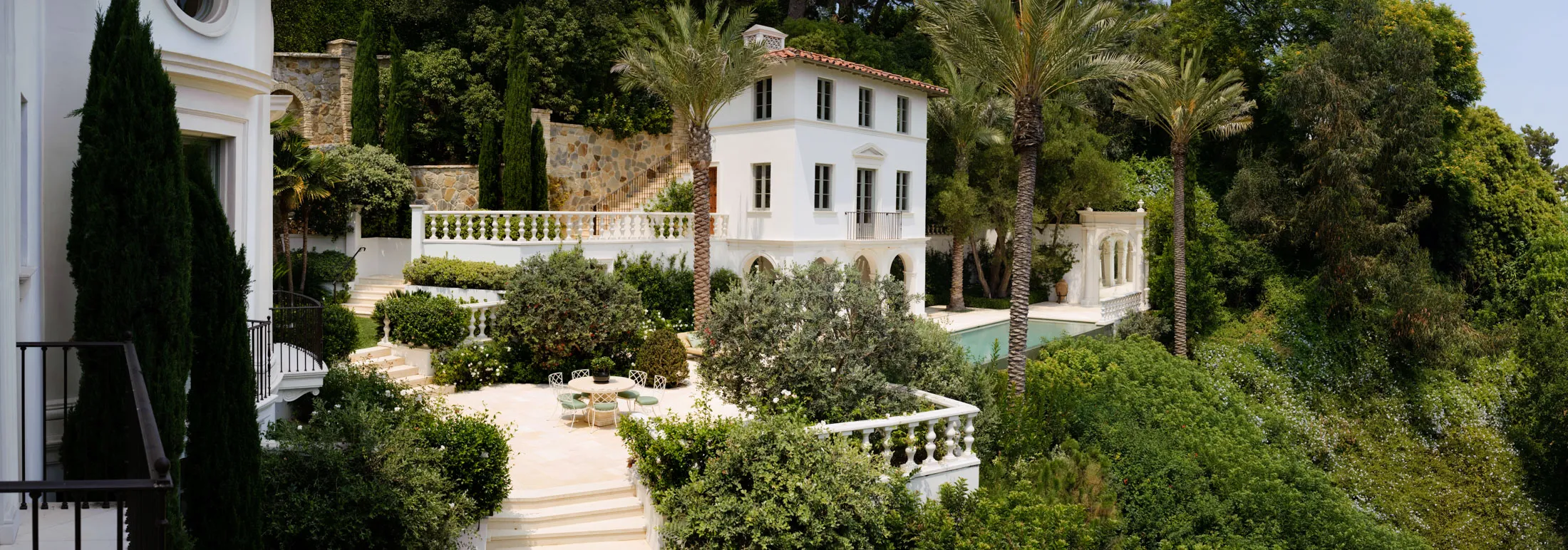 A hillside estate in Bel Air, Calif.