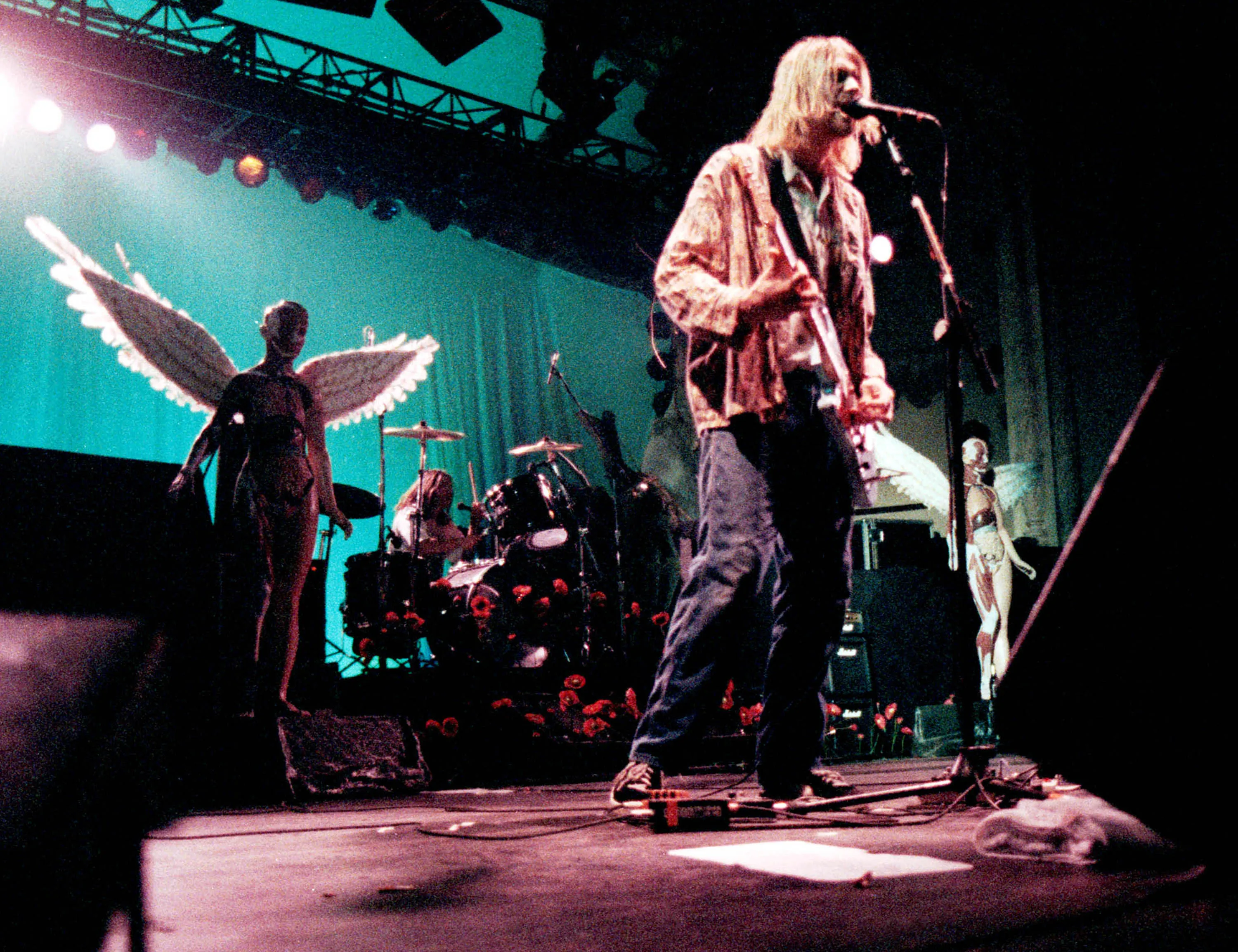 Kurt Cobain of Nirvana during the ‘In Utero’ tour&nbsp;at Aragon Ballroom in Chicago, in 1993.