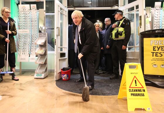 Boris Johnson Under Fire as Fresh Rain Threatens More U.K. Flooding