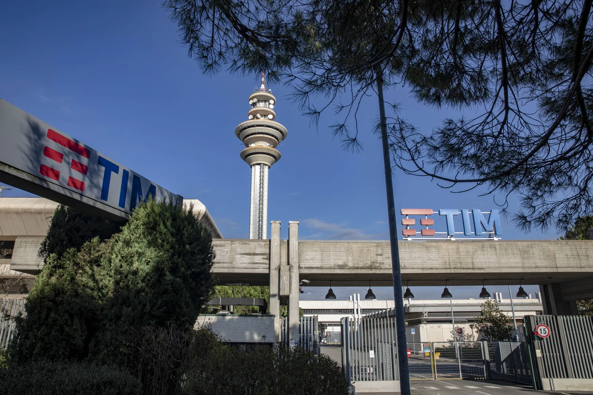 The Telecom Italia headquarters in Rozzano, Italy.