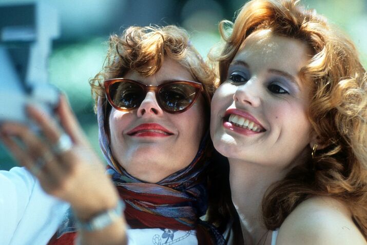Susan Sarandon And Geena Davis In 'Thelma & Louise'