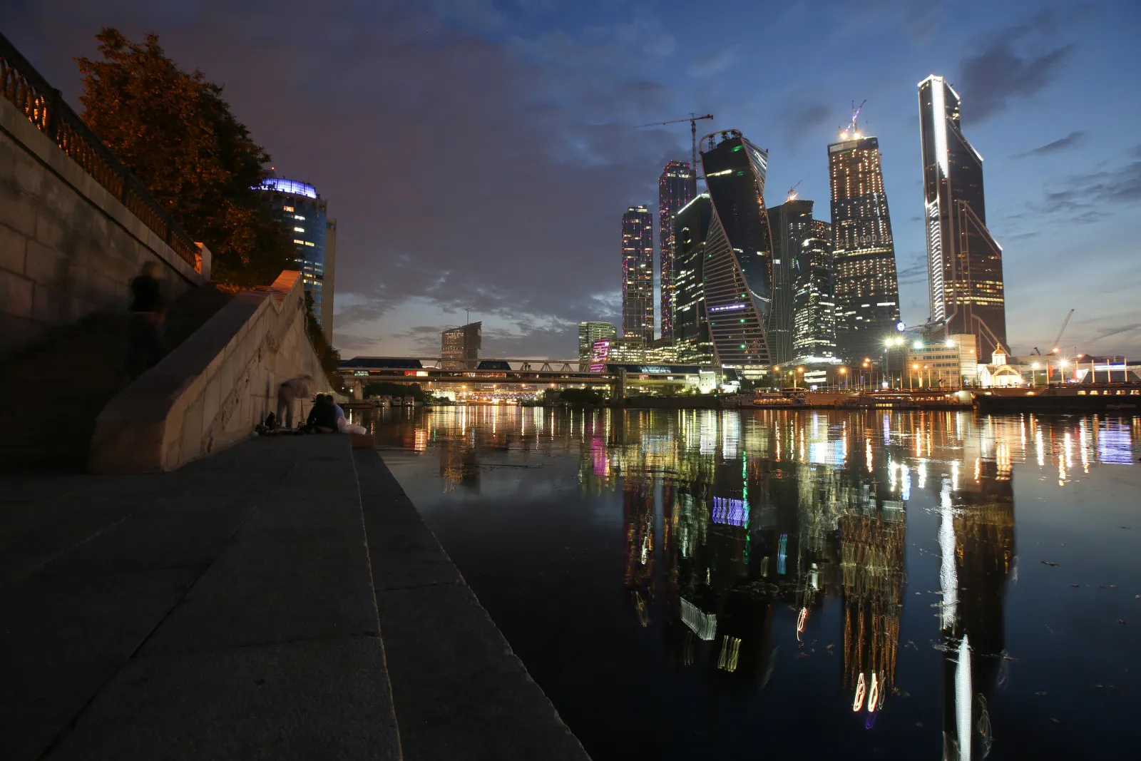 Russia's Moscow City Financial District Ahead Of Rates Decision