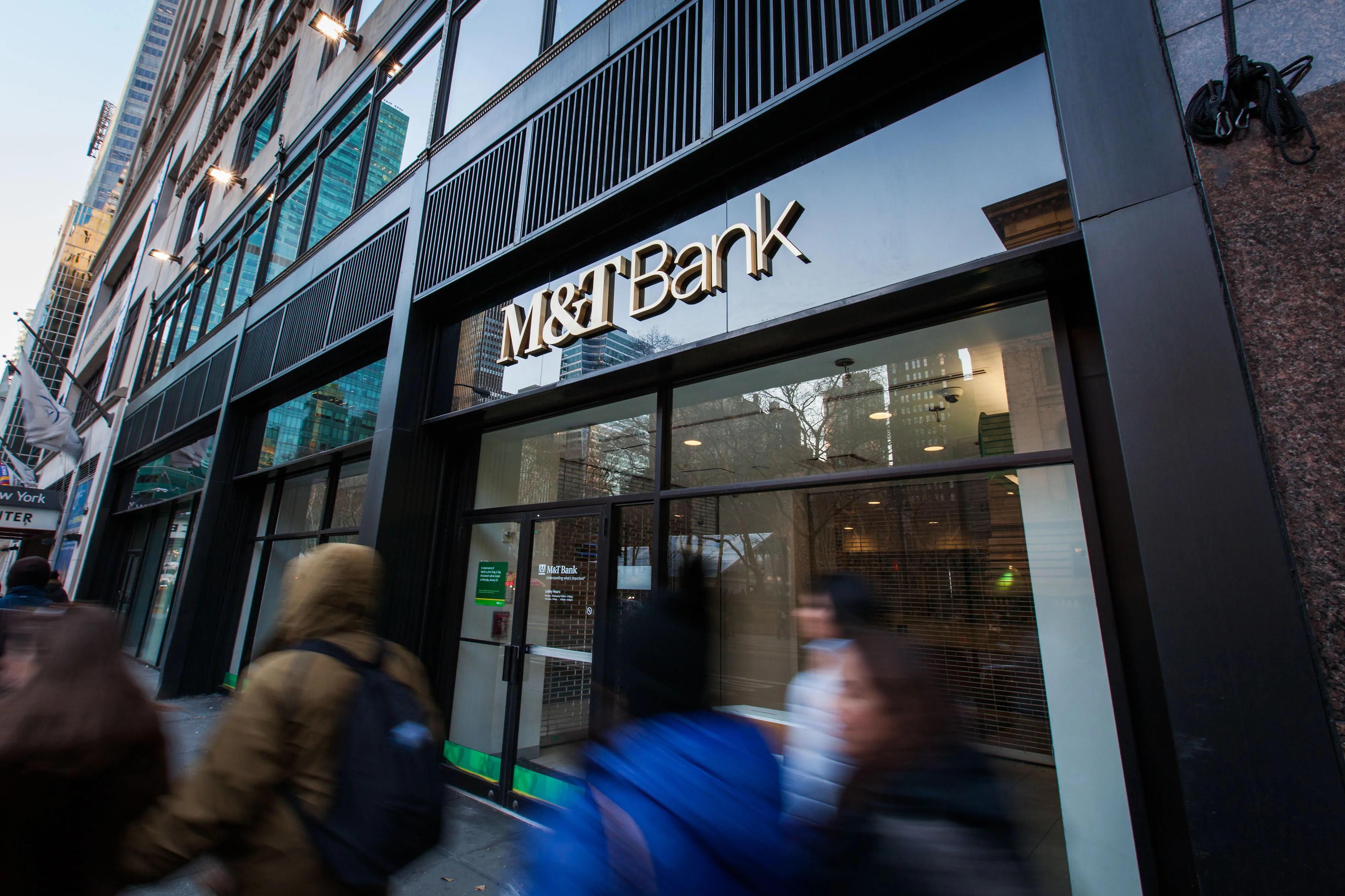 An M&amp;T Bank Corp. branch in New York.