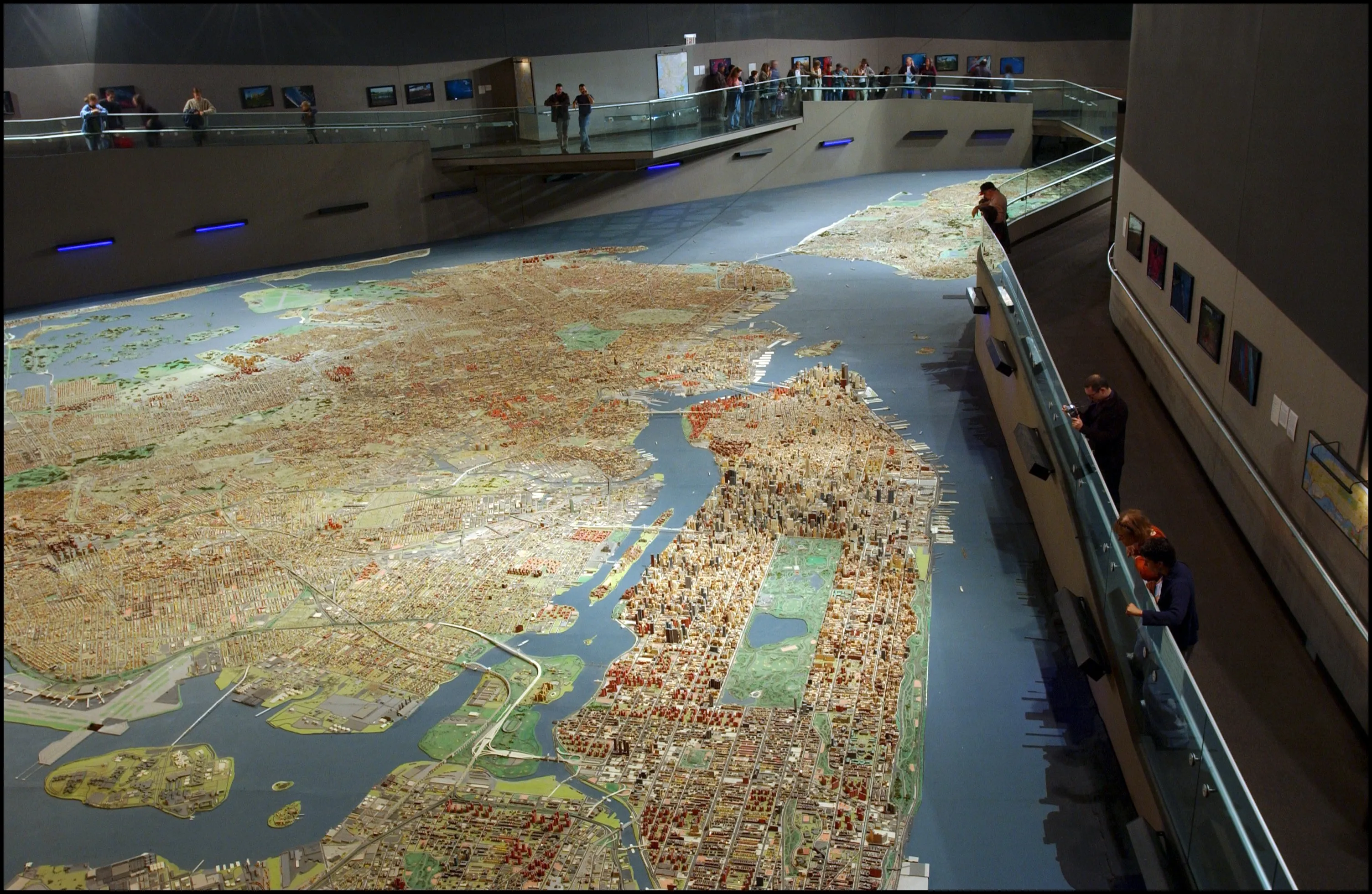 "The Panorama of the City of New York,” a&nbsp;9,335-square-foot scale model of New York City, is housed at the Queens Museum.
