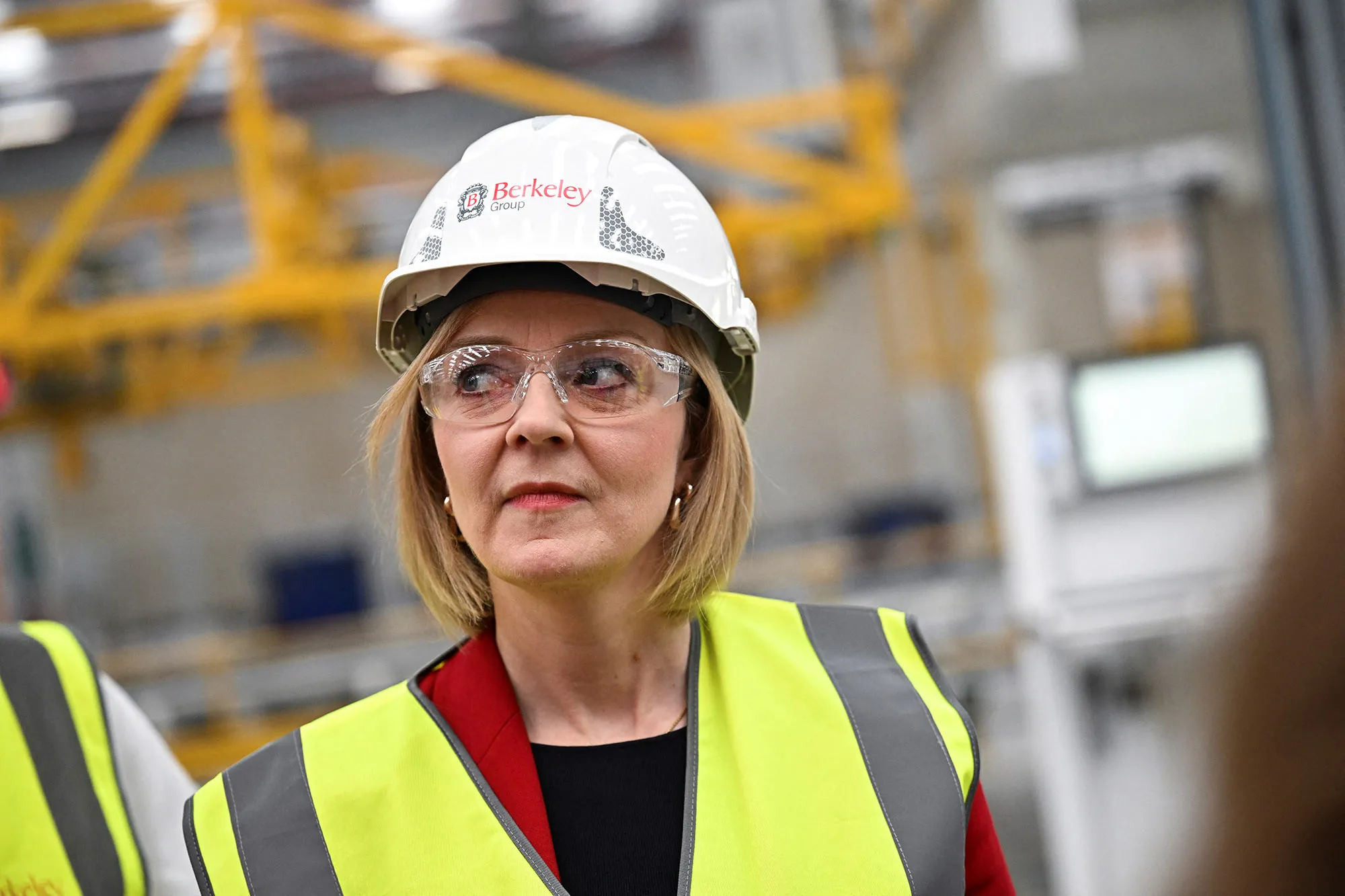 Liz Truss visits Berkeley Modular, on Sept.&nbsp;23.