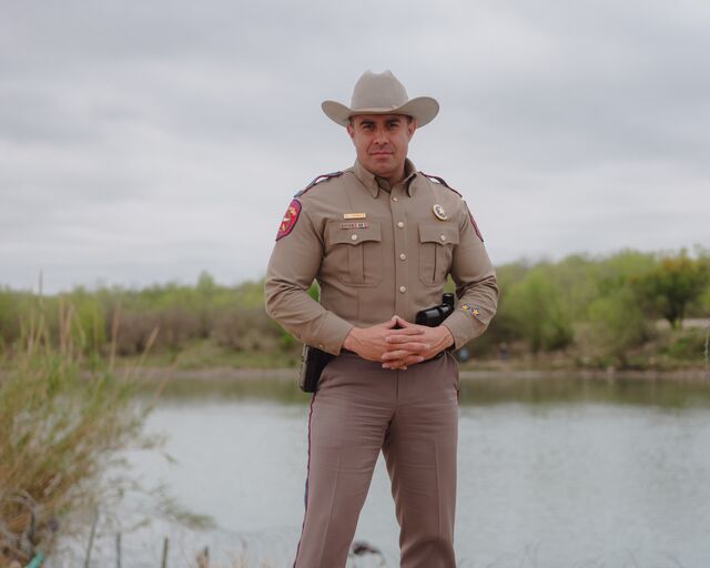 Teniente Christopher Olivarez del Departamento de Seguridad Pública de Texas.