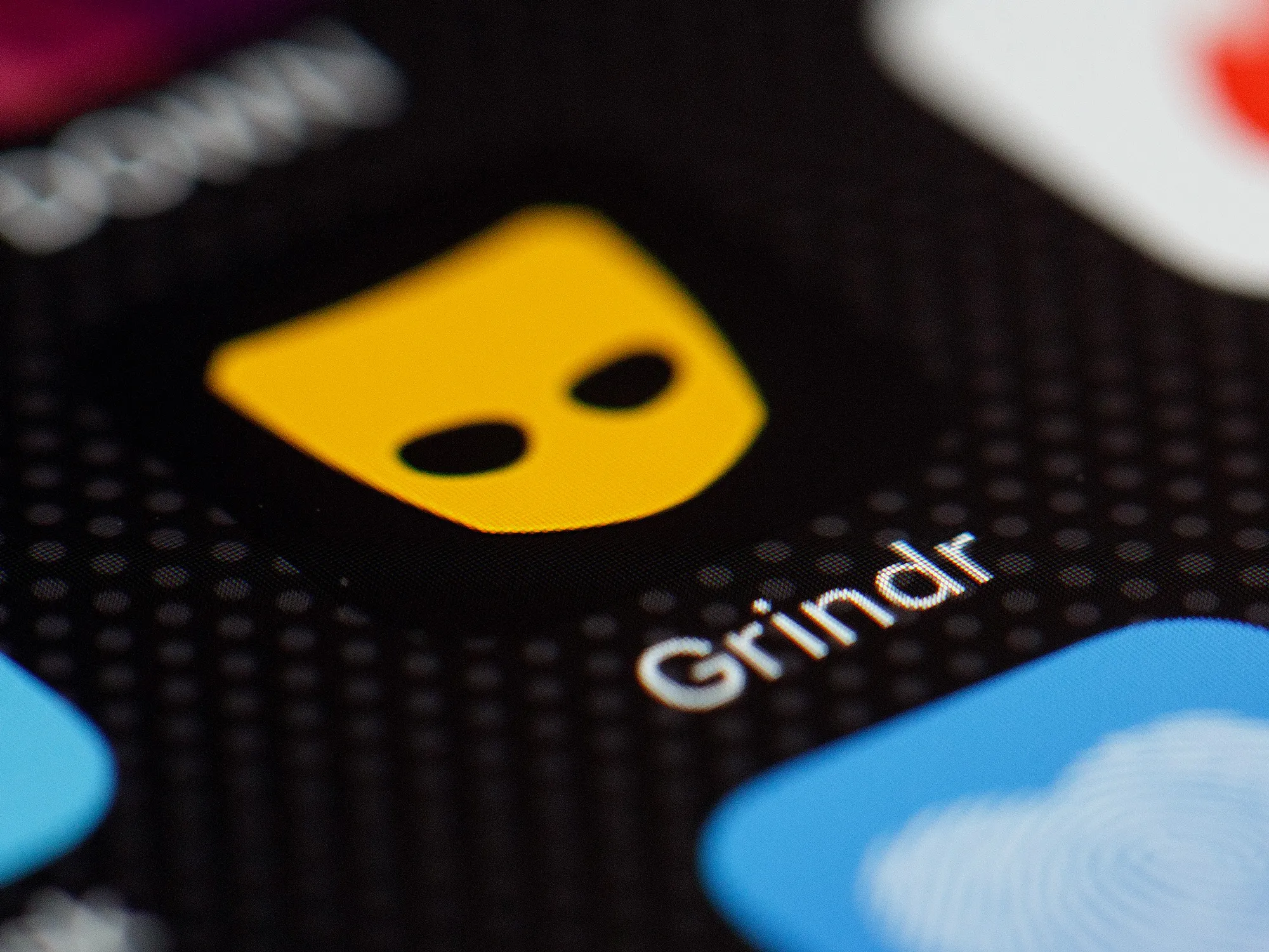 The Grindr&nbsp;app logo.