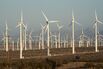 Wind turbines in California
