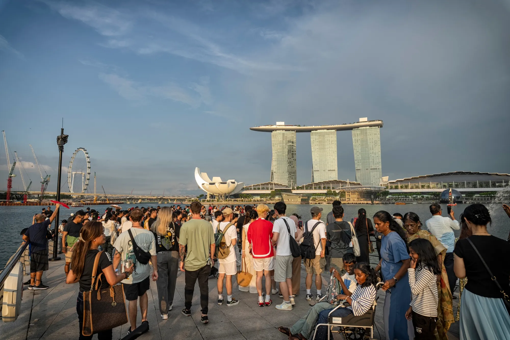 The Marina Bay Sands hotel in Singapore.