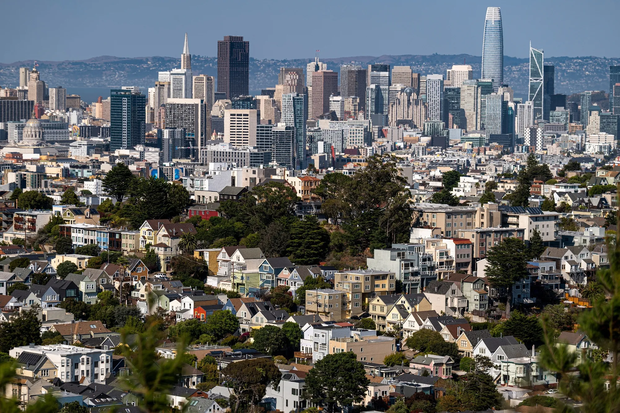 Residential homes in San Francisco.