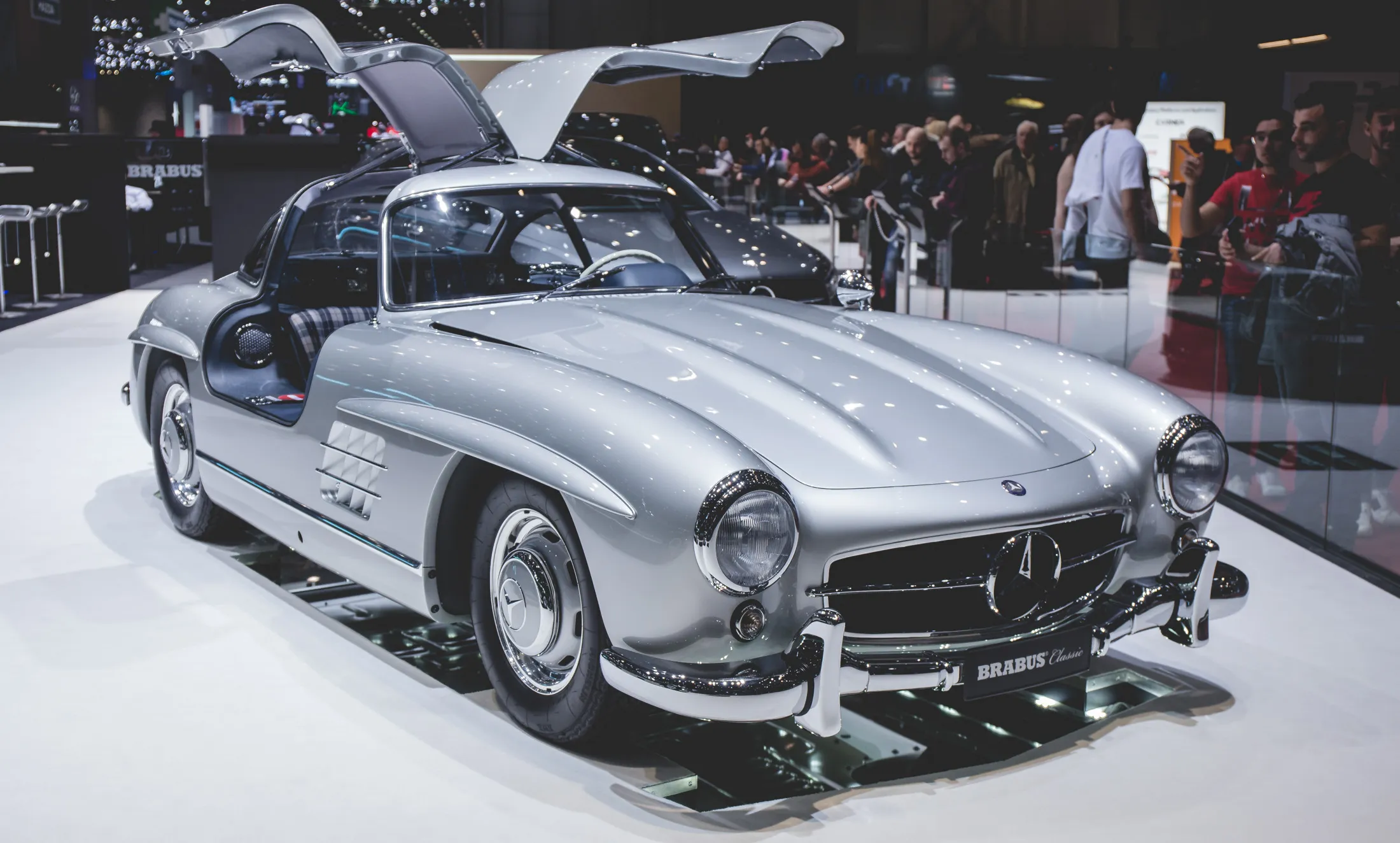 The Mercedes-Benz 300 SL at the Geneva International Motorshow 2019.