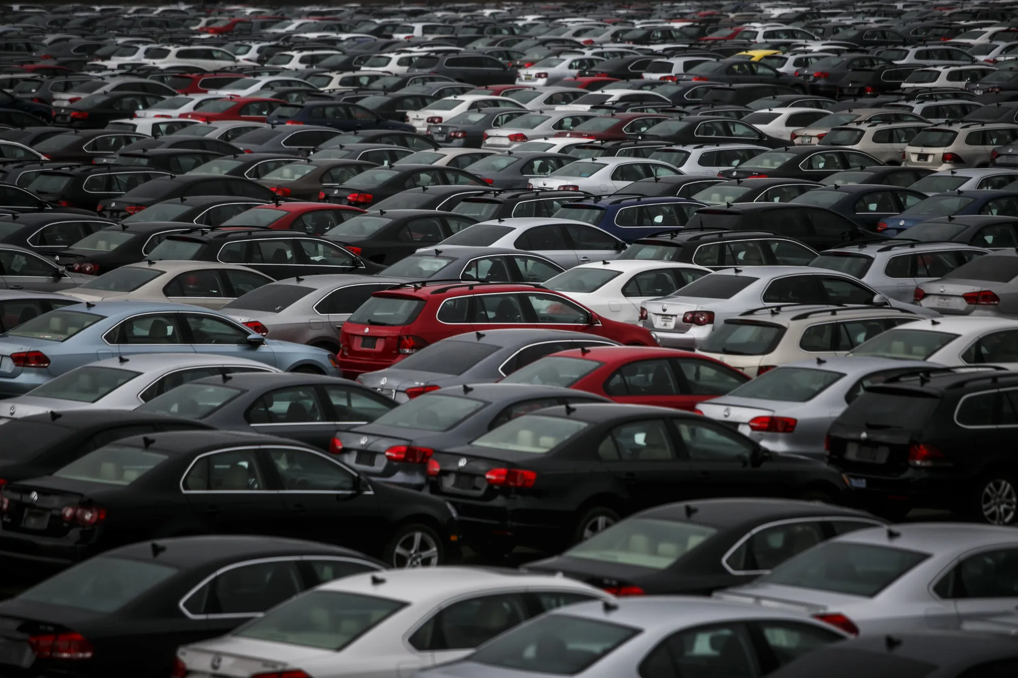 Volkswagens Pile Up by Thousands Awaiting Fix Or Scrap Yard In Buyback