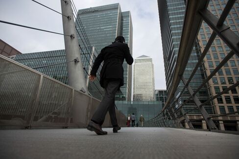 Canary Wharf Business, Financial And Shopping District As Britons Are Worried About The Outlook For The Economy