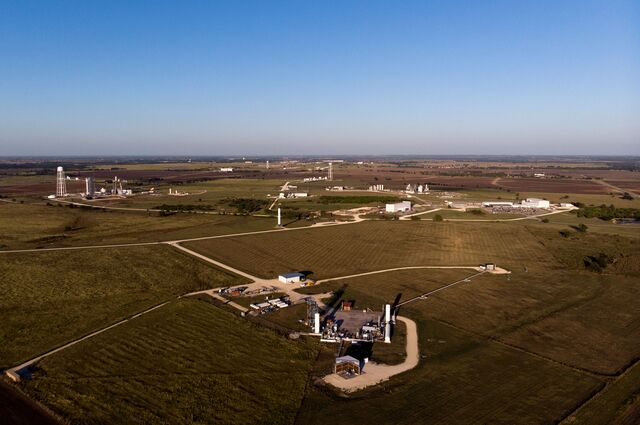 SpaceX McGregor rocket testing facility near Waco in McGregor, TX, U.S., on Friday, October 15 2021.