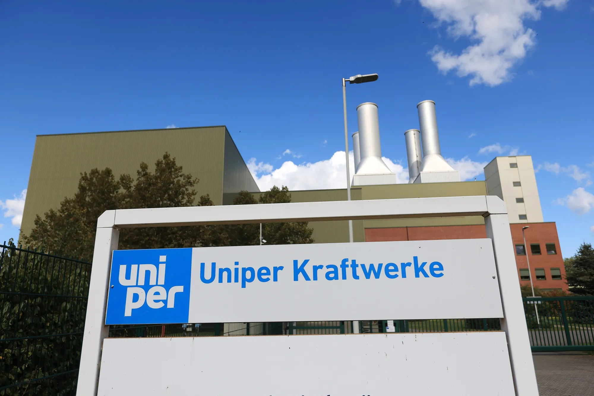 The Kirchmoeser natural gas power plant, operated by Unper SE in Brandenburg, Germany.