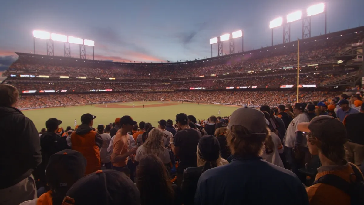 The San Francisco Giants at home during the 2014 World Series