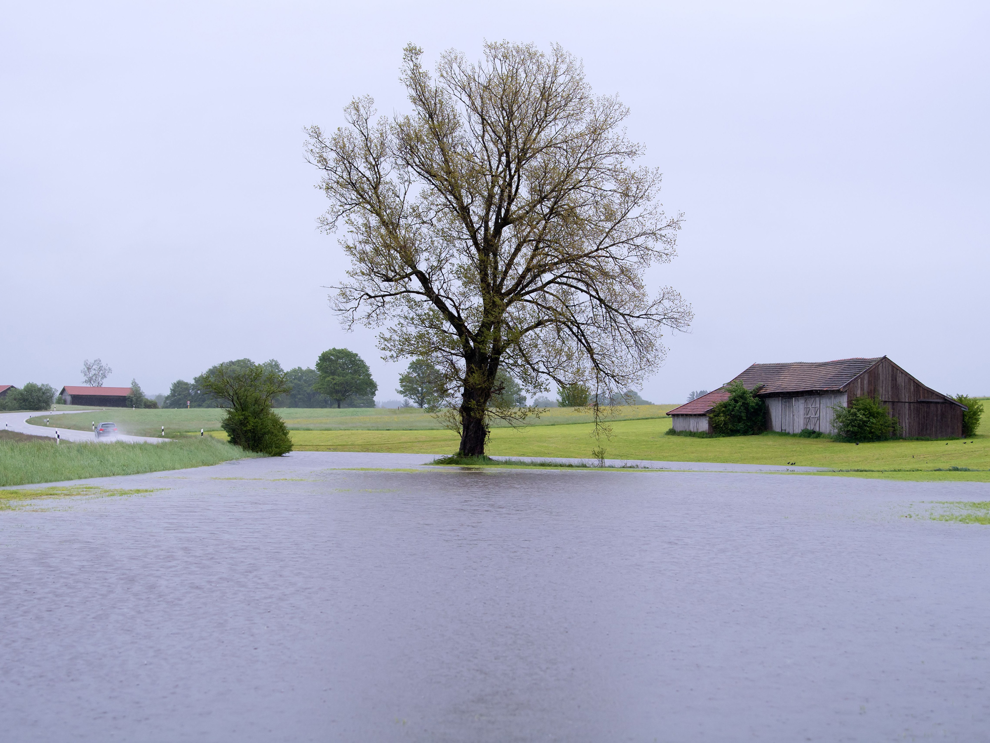 Flooding in southern Germany, on May 21.
